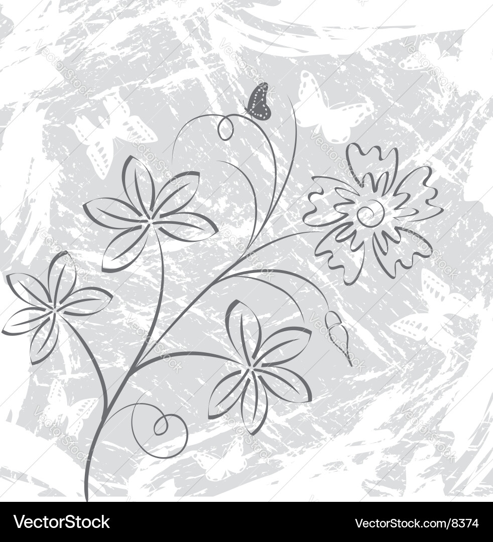 Background flower Royalty Free Vector Image - VectorStock