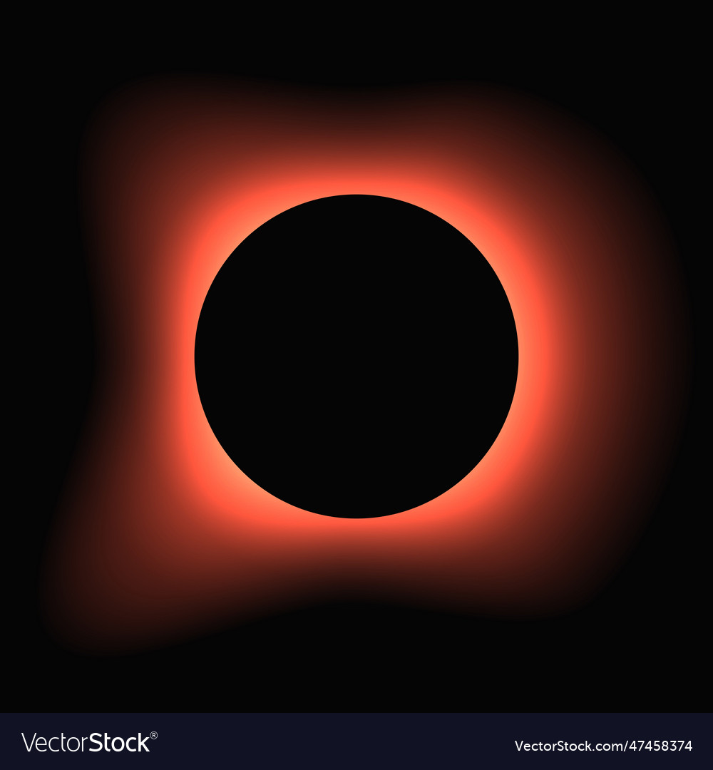 Circle illuminate light frame with color gradient