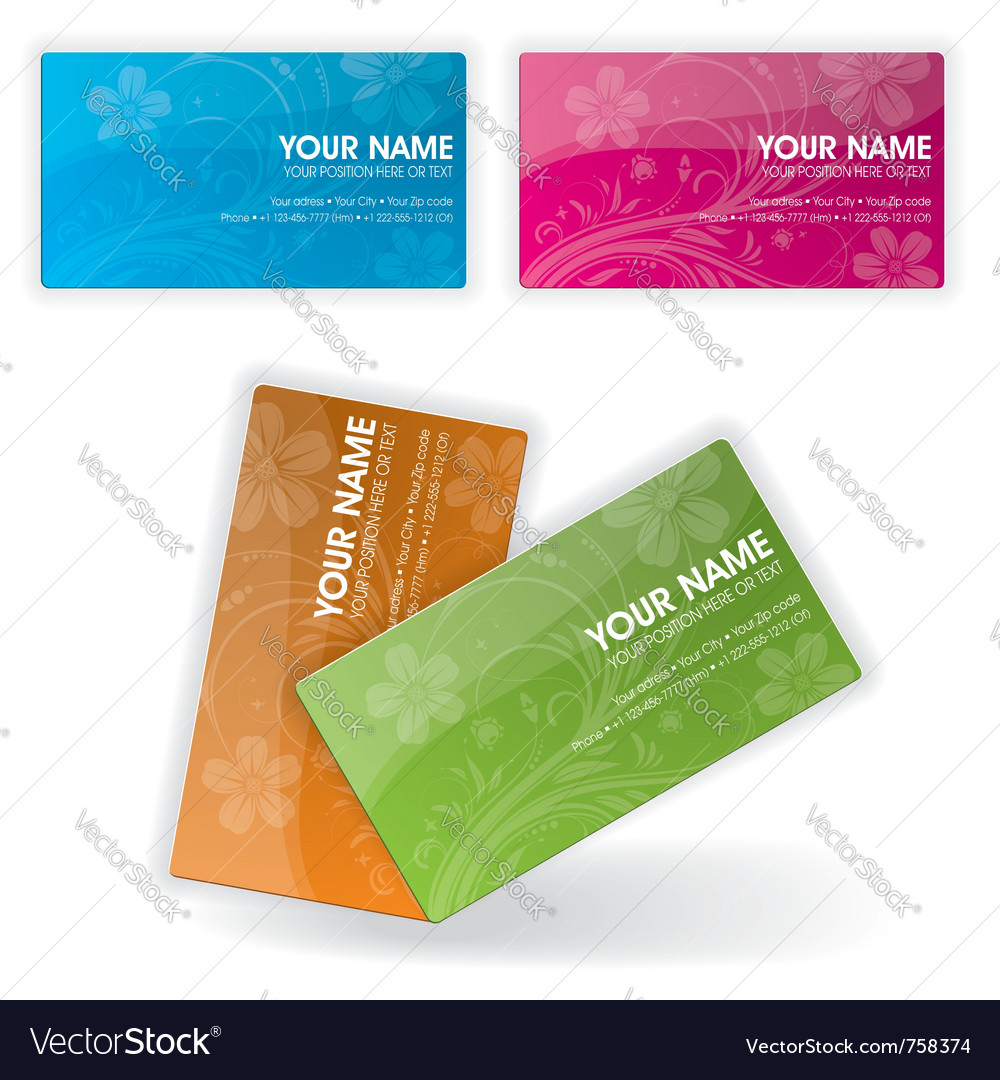 Collect business cards