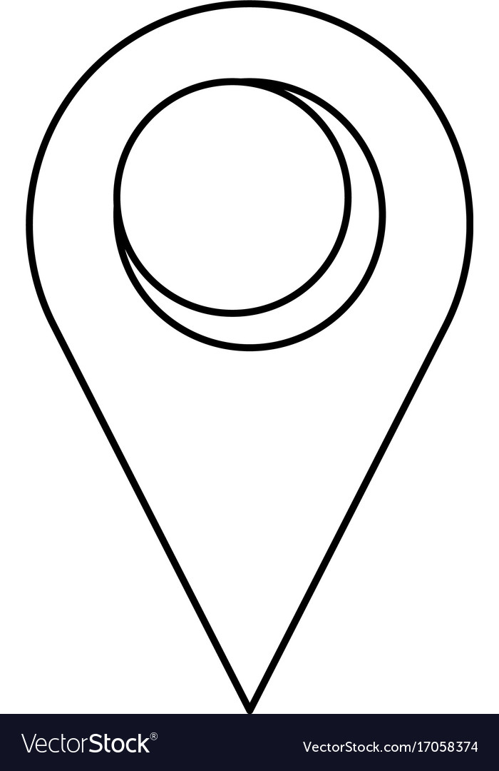 Ortssymbol Pointer map