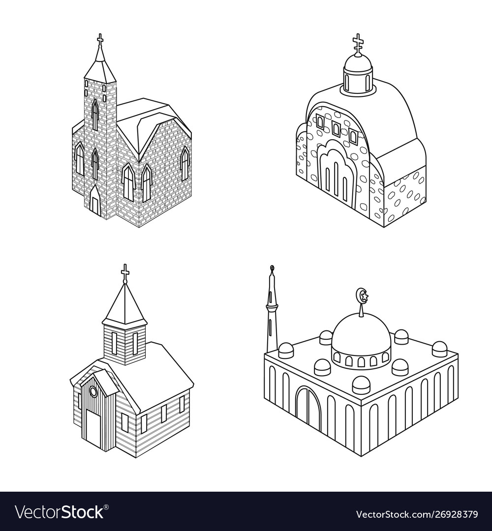 Design architecture and building sign Vector Image Design architecture and building sign