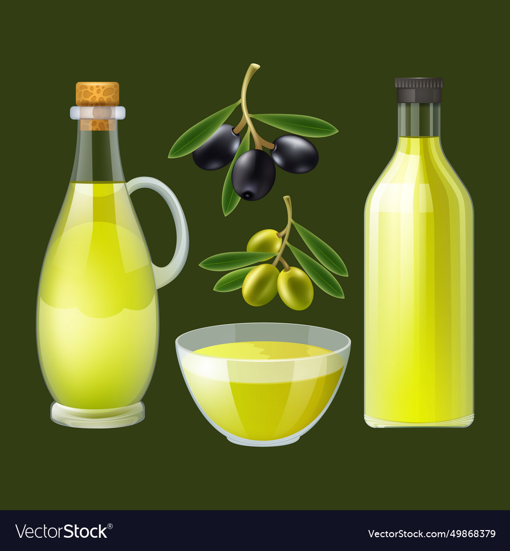 Fresh olive oil decorative poster