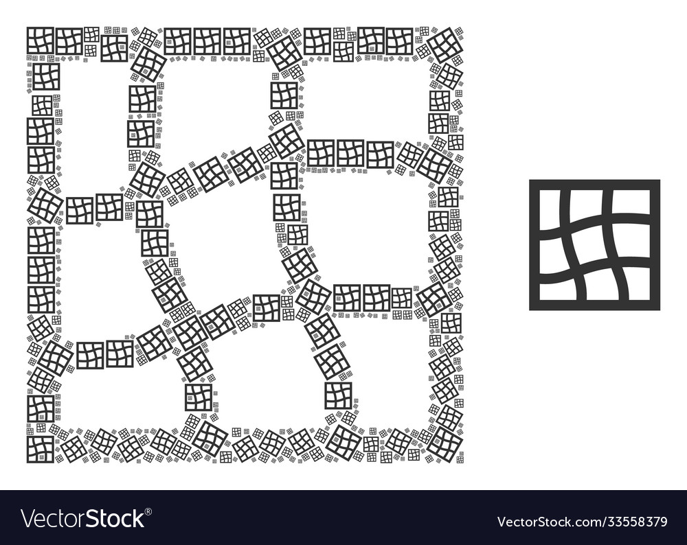 Mesh-Gitter rekursive Zusammensetzung Selbstartikel vector image Mesh-Gitter rekursive Zusammensetzung Selbstartikel