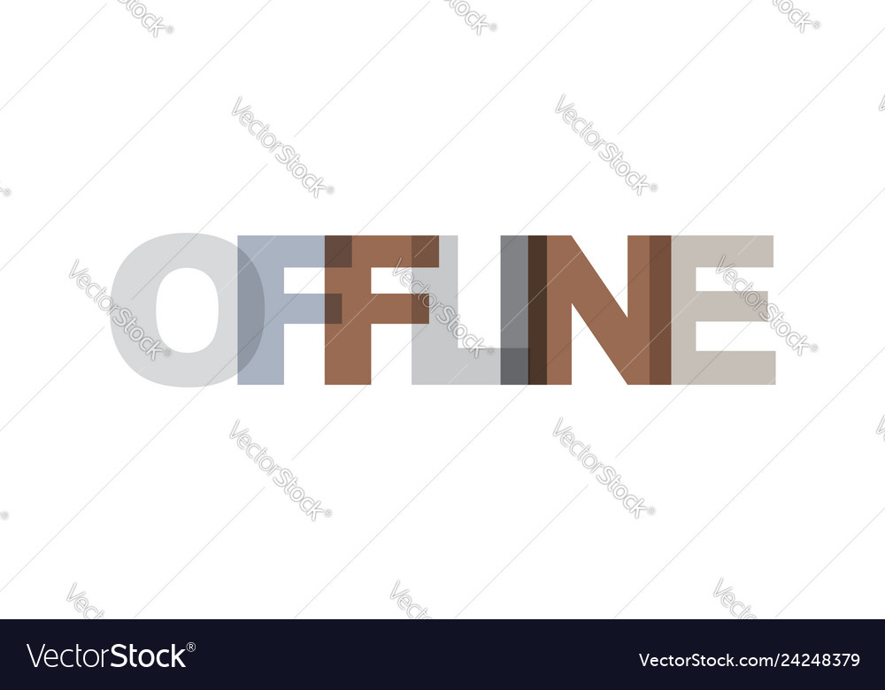 Offline Text Slogan Overlap