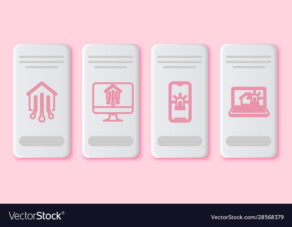Set line smart home computer monitor
