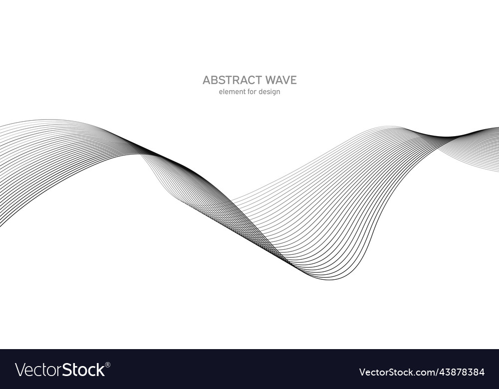 Abstract wave element for design digital vector image Abstract wave element for design digital