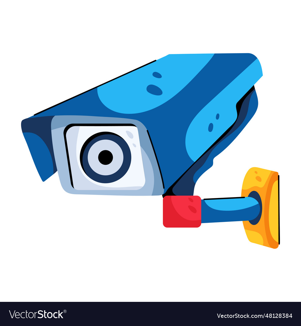 Cctv camera Royalty Free Vector Image - VectorStock