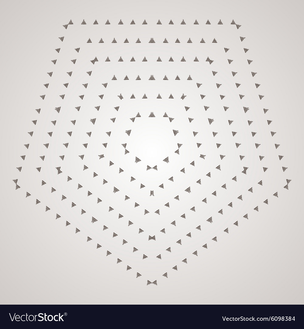 Circular pattern in the form of intricate