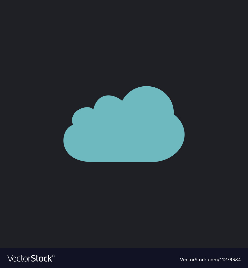 Cloud computer symbol
