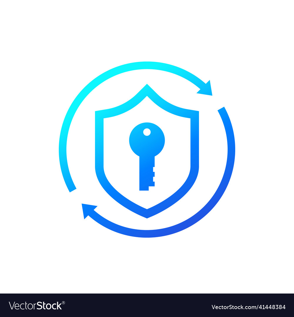 Cybersecurity access and data protection icon