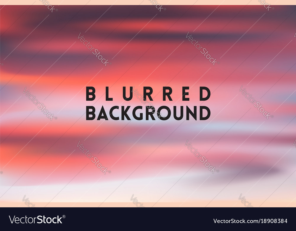 Horizontal wide multicolored blurred background
