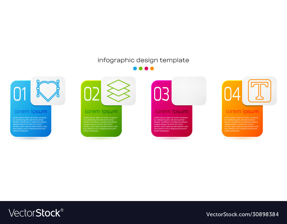Set line heart with bezier curve layers red eye vector image Set line heart with bezier curve layers red eye