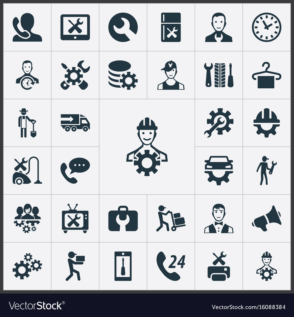 Set of simple help icons