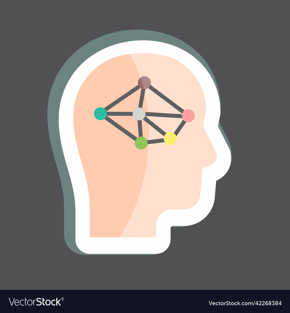 Sticker logic suitable for programming symbol vector image Sticker logic suitable for programming symbol