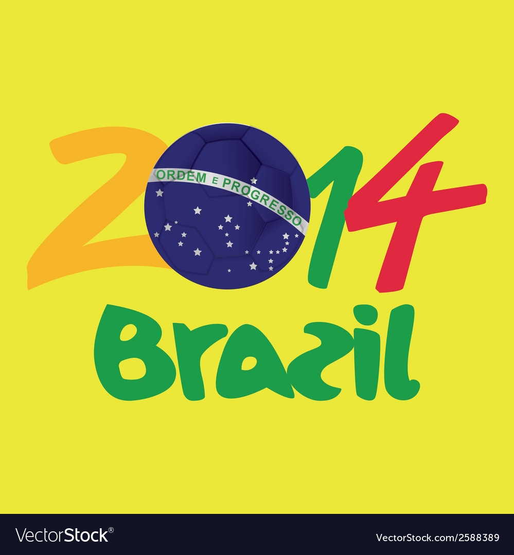 Abstract background with a brazil allusive objects