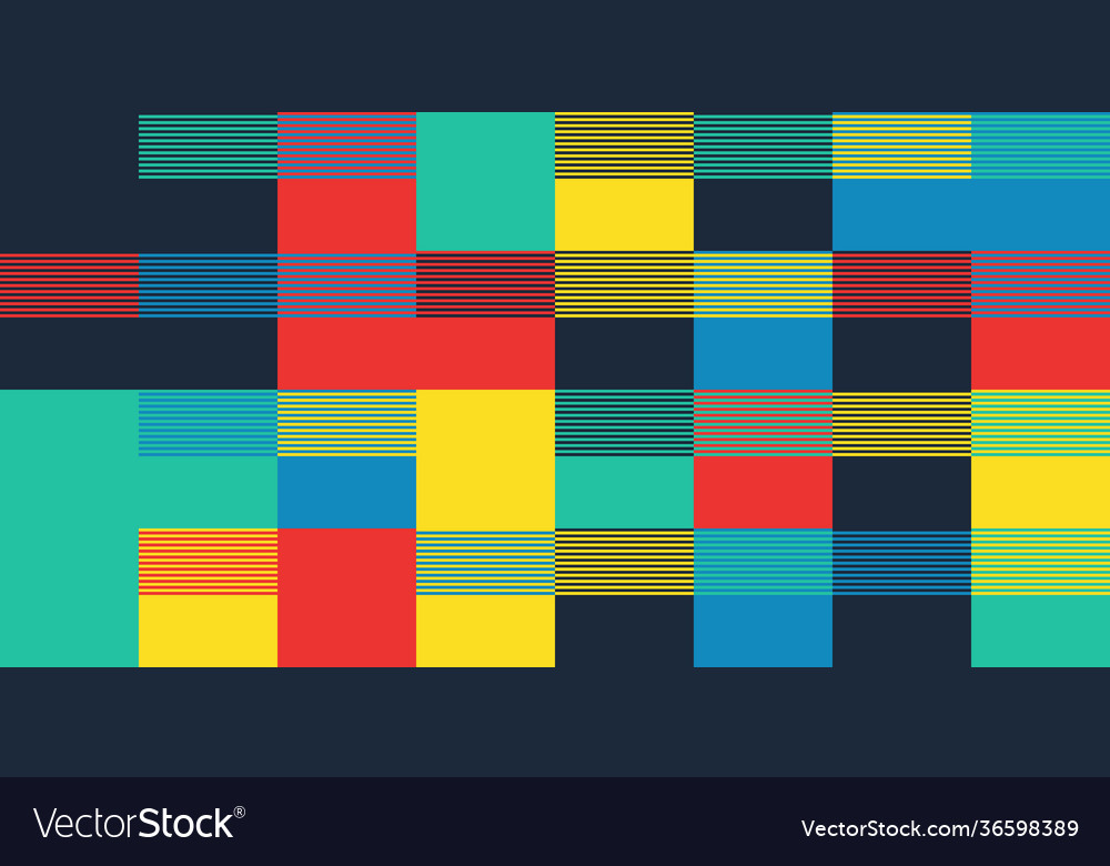 Abstract geometric pattern with transition effect vector image Abstract geometric pattern with transition effect