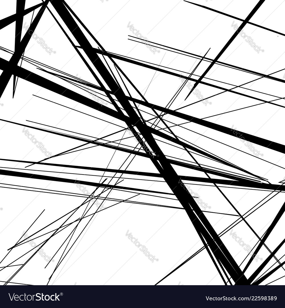 Abstract irregular lines pattern background vector image Abstract irregular lines pattern background