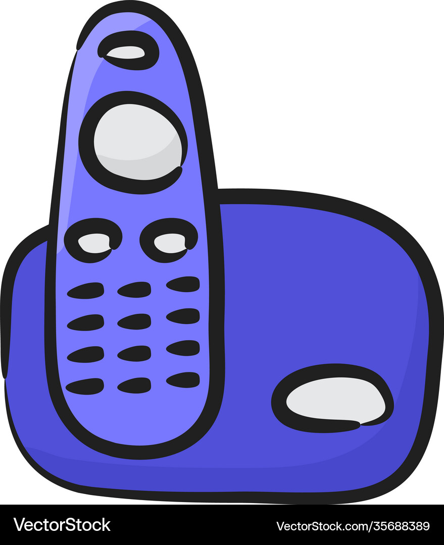 Cordless Royalty Free Vector Image - VectorStock