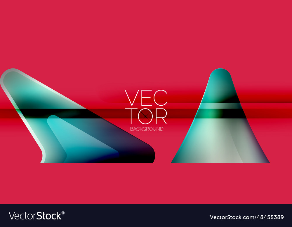 Fluid gradient arrow abstract vibrant arrows vector image Fluid gradient arrow abstract vibrant arrows