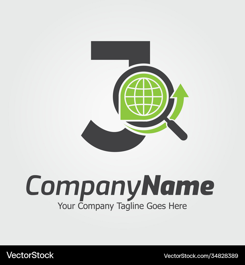 J Globe Logo Vector Images 48