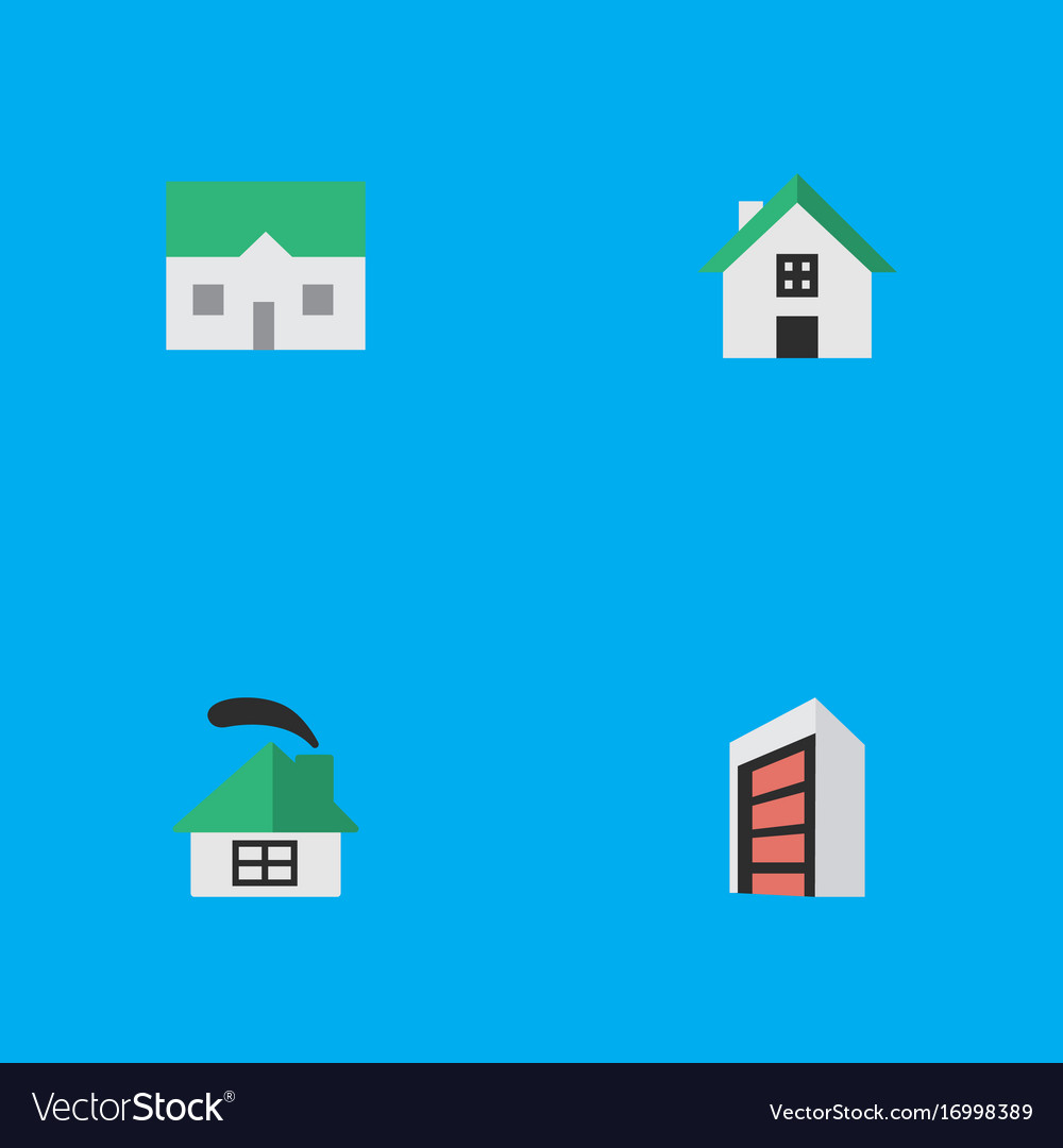 Set of simple real icons