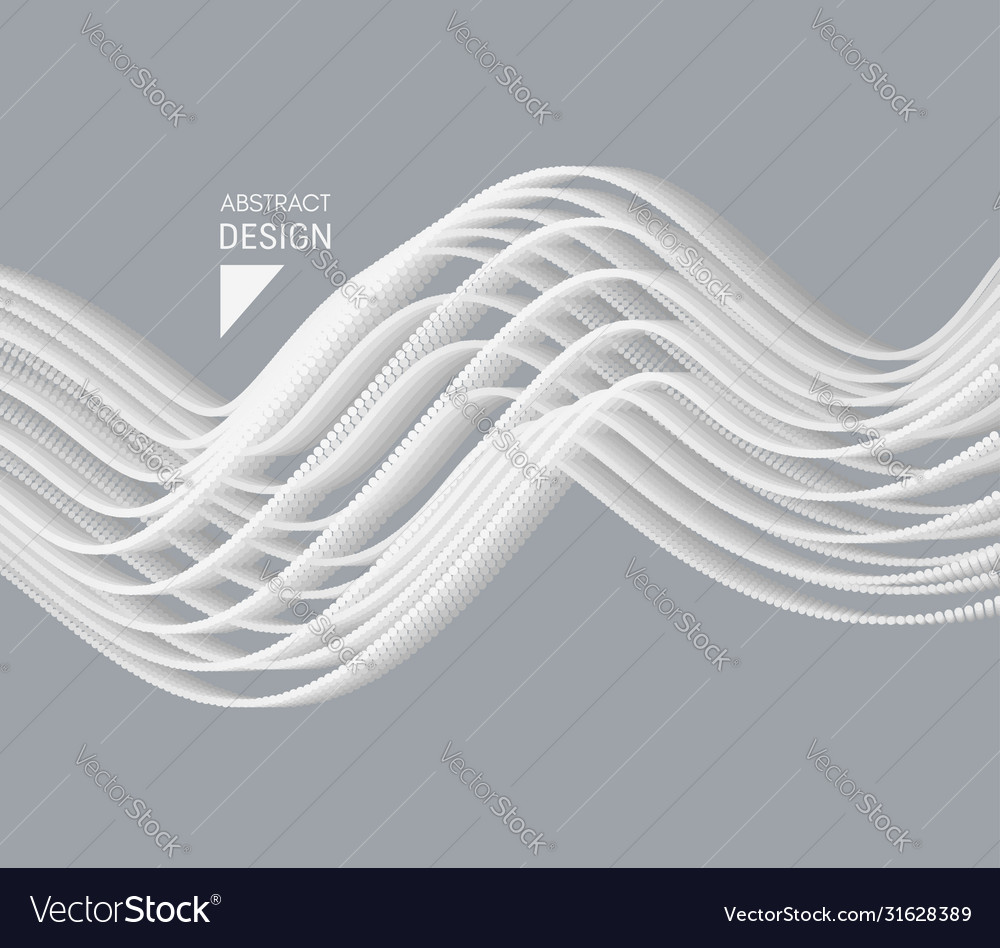 Wavy Hintergrundfeld mit dynamischen Partikeln vector image Wavy Hintergrundfeld mit dynamischen Partikeln