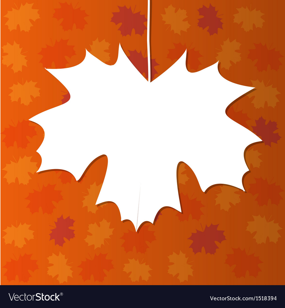 Abstract design with maple leaf