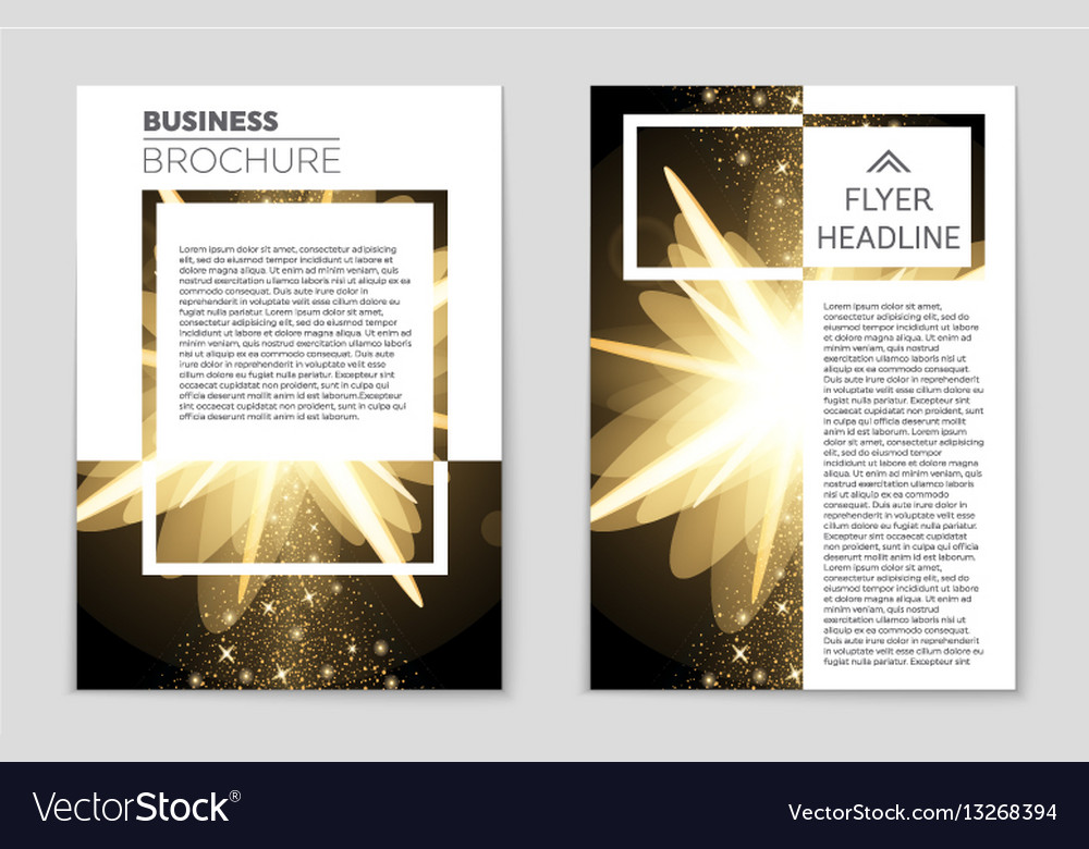 Abstract layout background set for art
