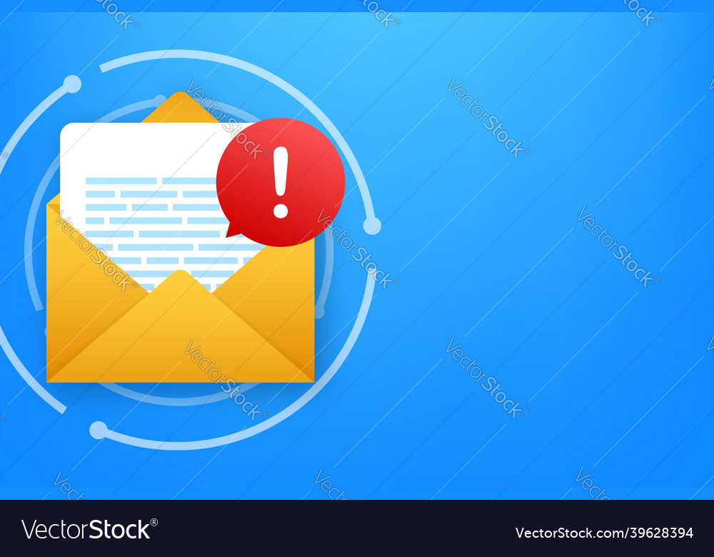 Alert message laptop notification danger error