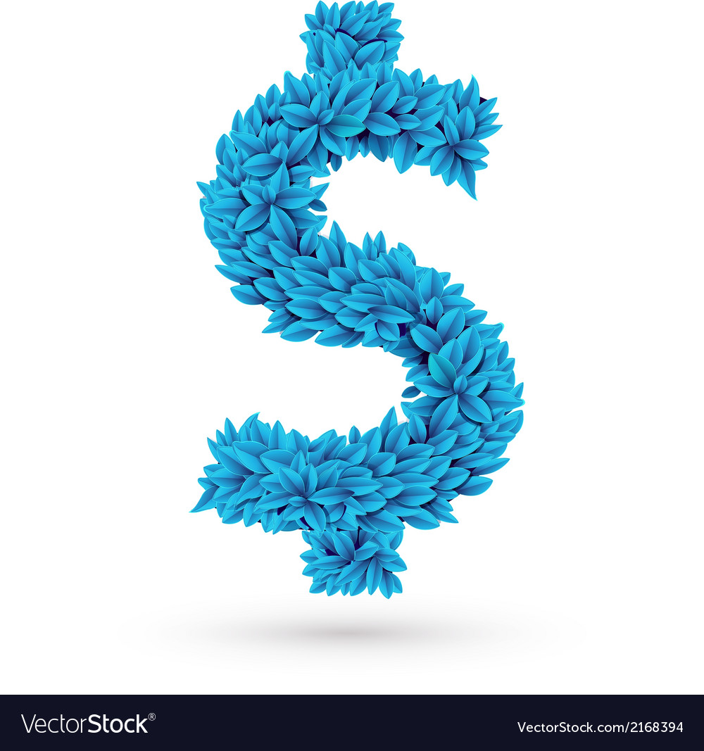 Dollar currency symbol Royalty Free Vector Image