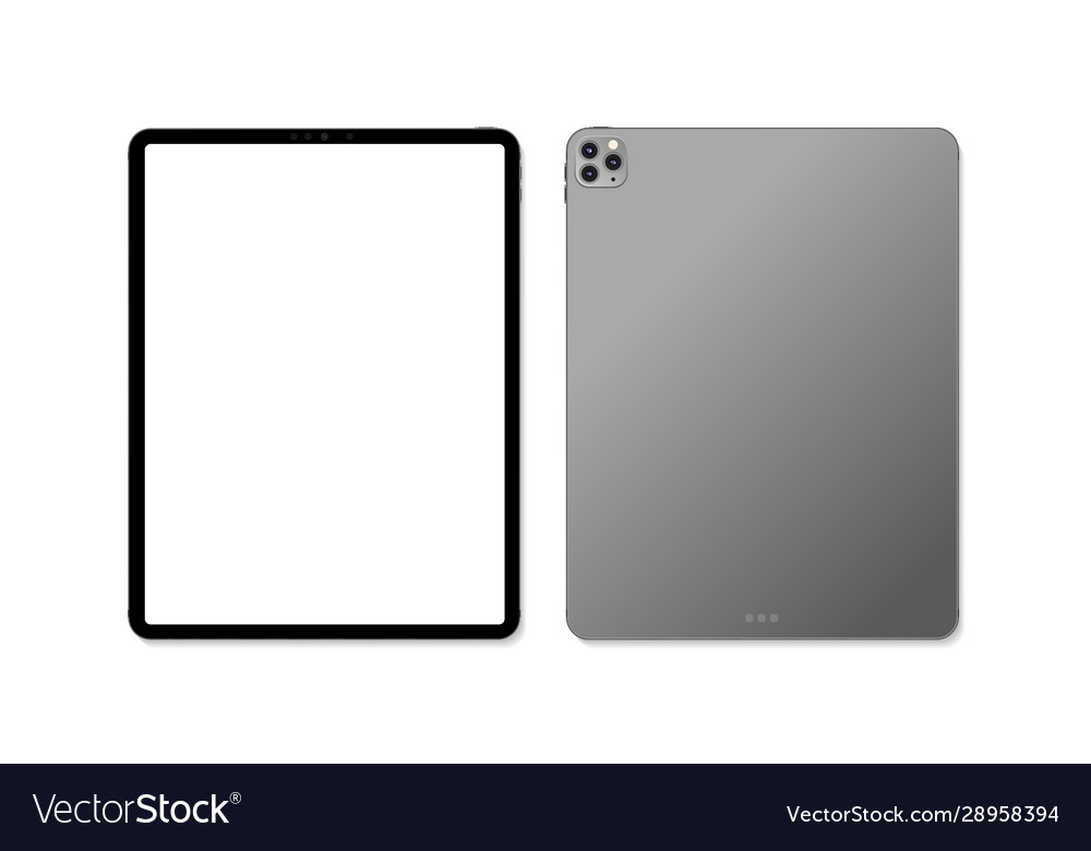 Empty screen. Макет планшета.