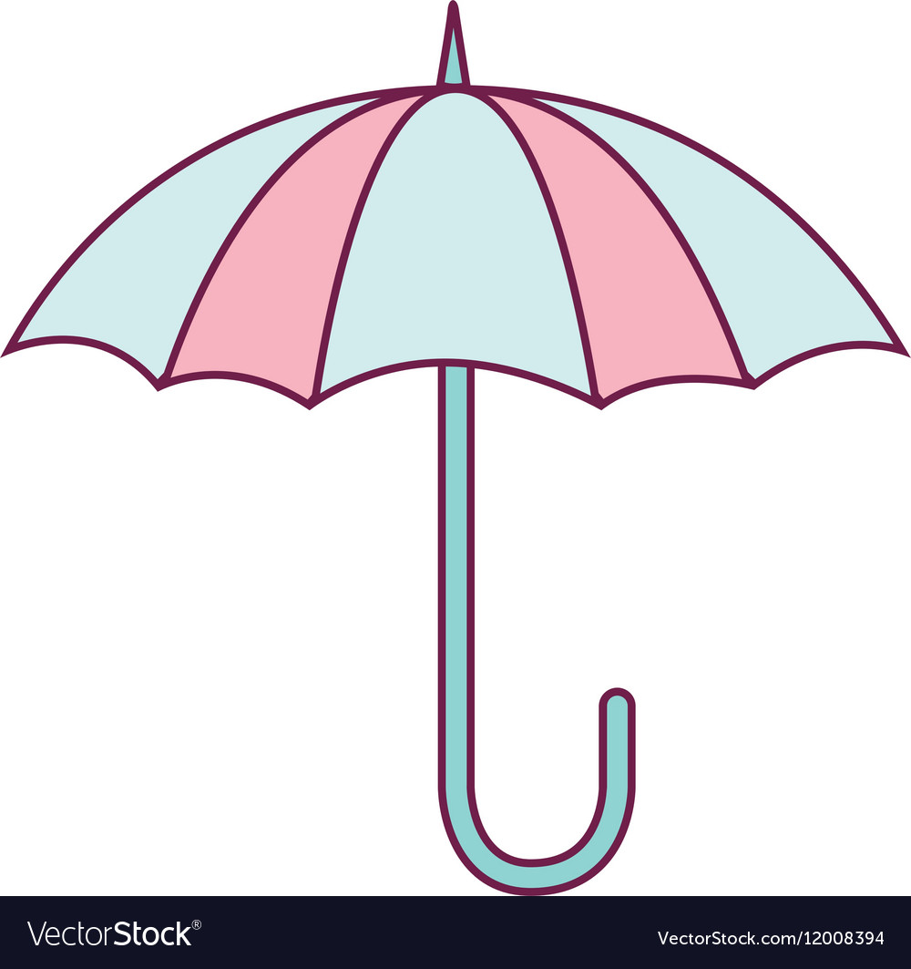 Regenschirm Element isolierte Ikone