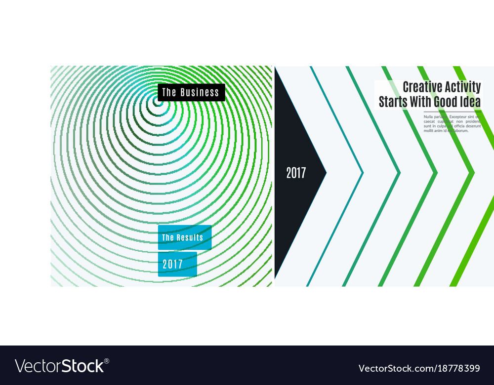 Abstract design elements for graphic layout