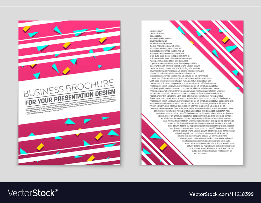 Abstract layout background set for art
