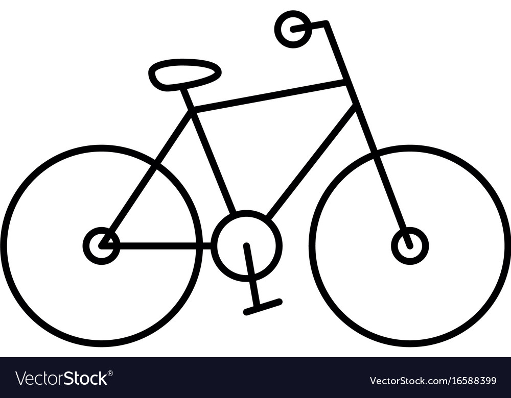 Bicycle icon image Royalty Free Vector Image - VectorStock