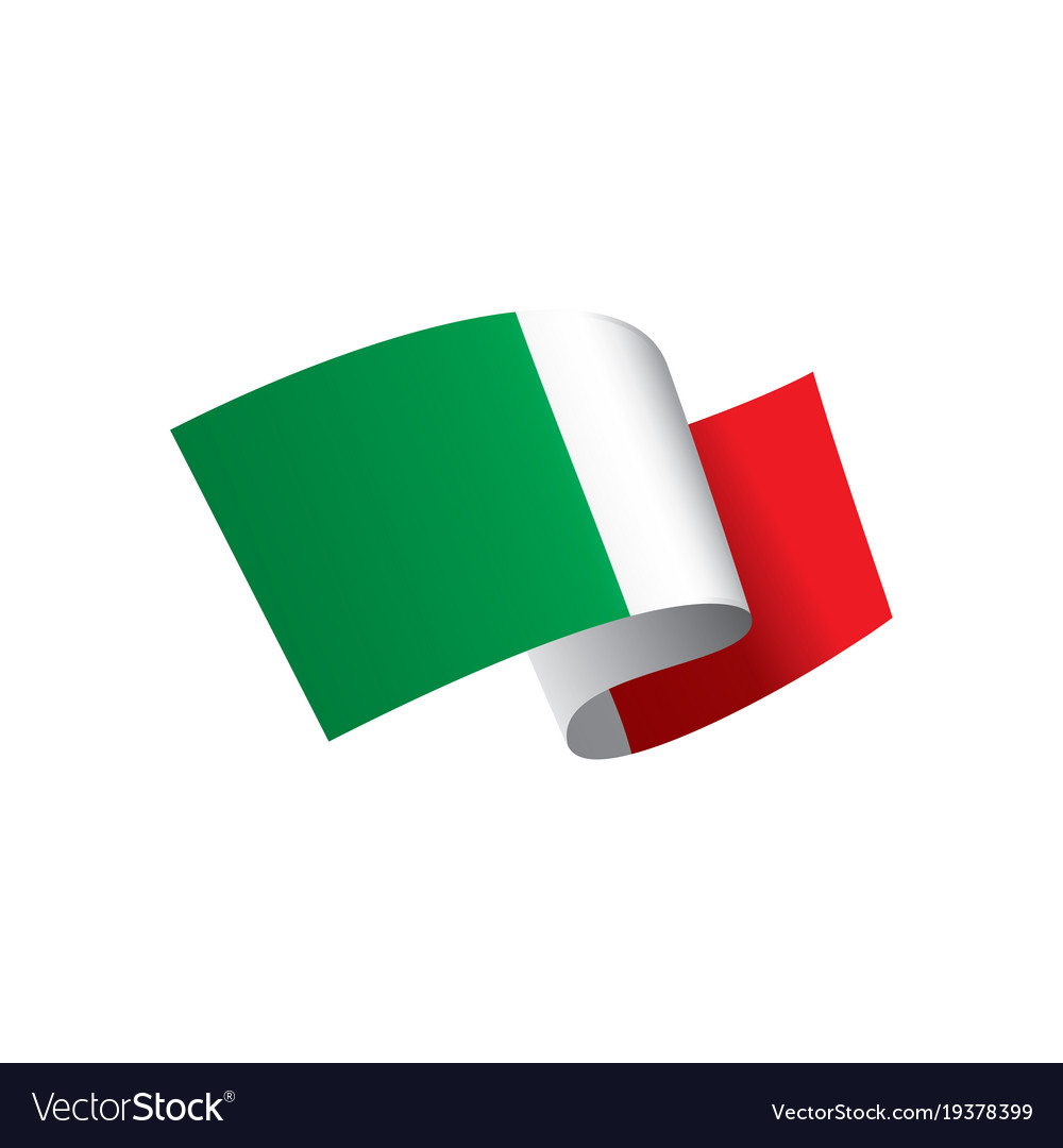 Italy flag Royalty Free Vector Image - VectorStock