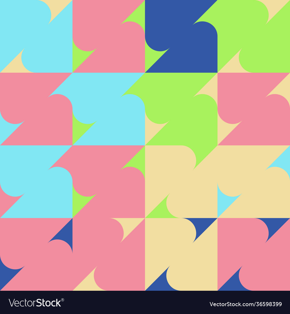 Minimal geometric pattern design vector image Minimal geometric pattern design