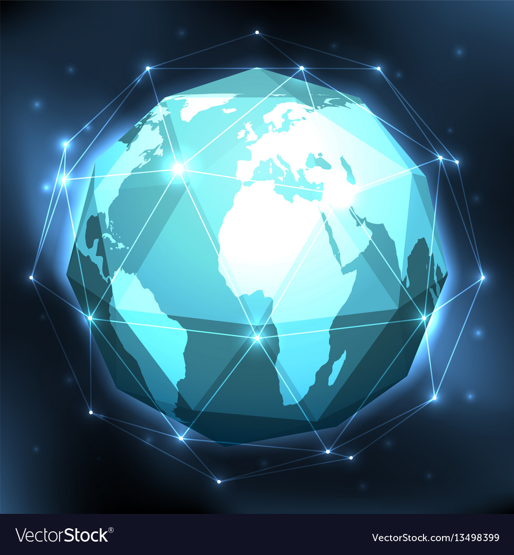 Polygonal World Globe