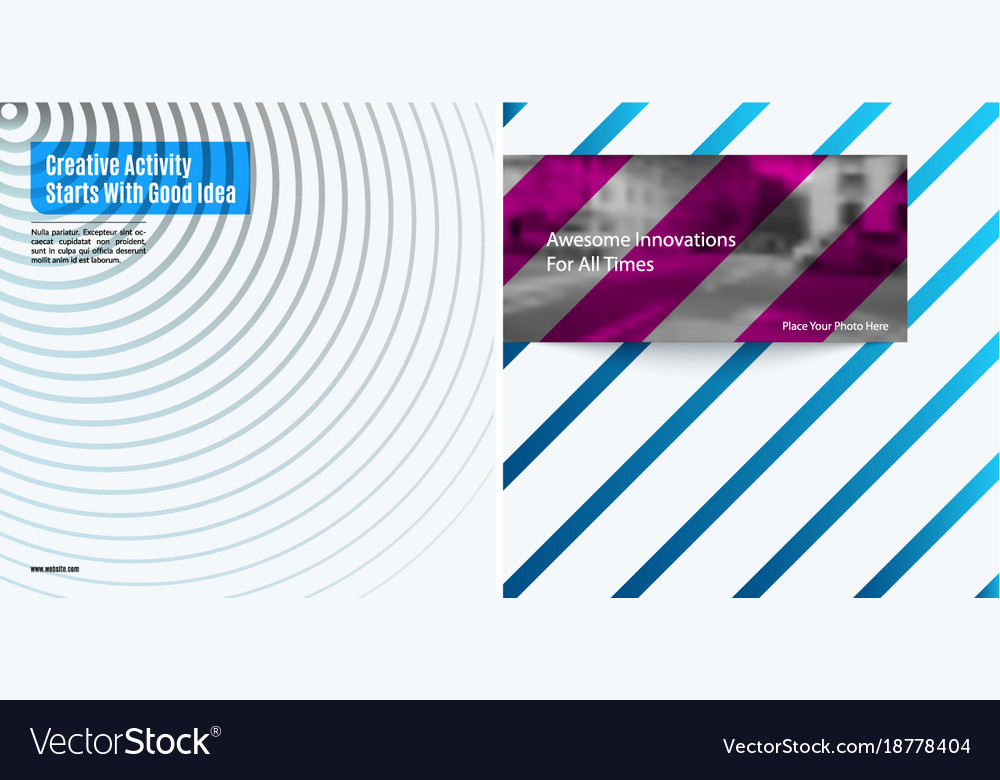 Abstract design elements for graphic layout