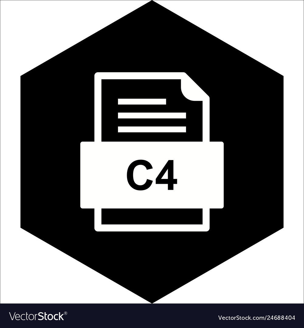 C4 file document icon