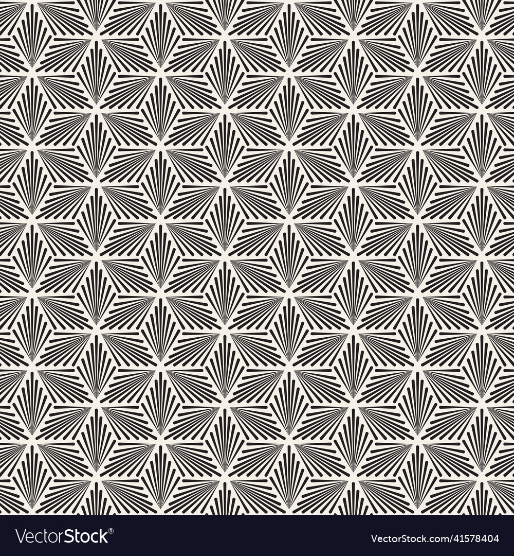 Geometric Monochrome Repeating Pattern