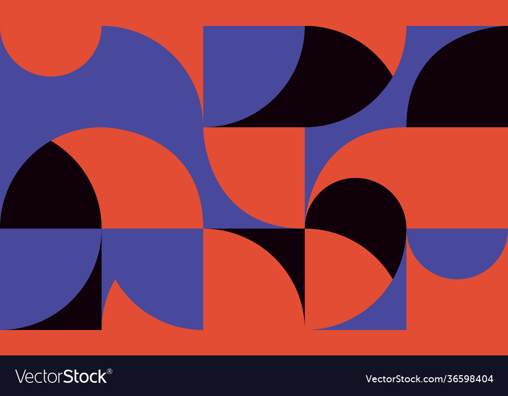 Minimal geometric pattern design vector image Minimal geometric pattern design