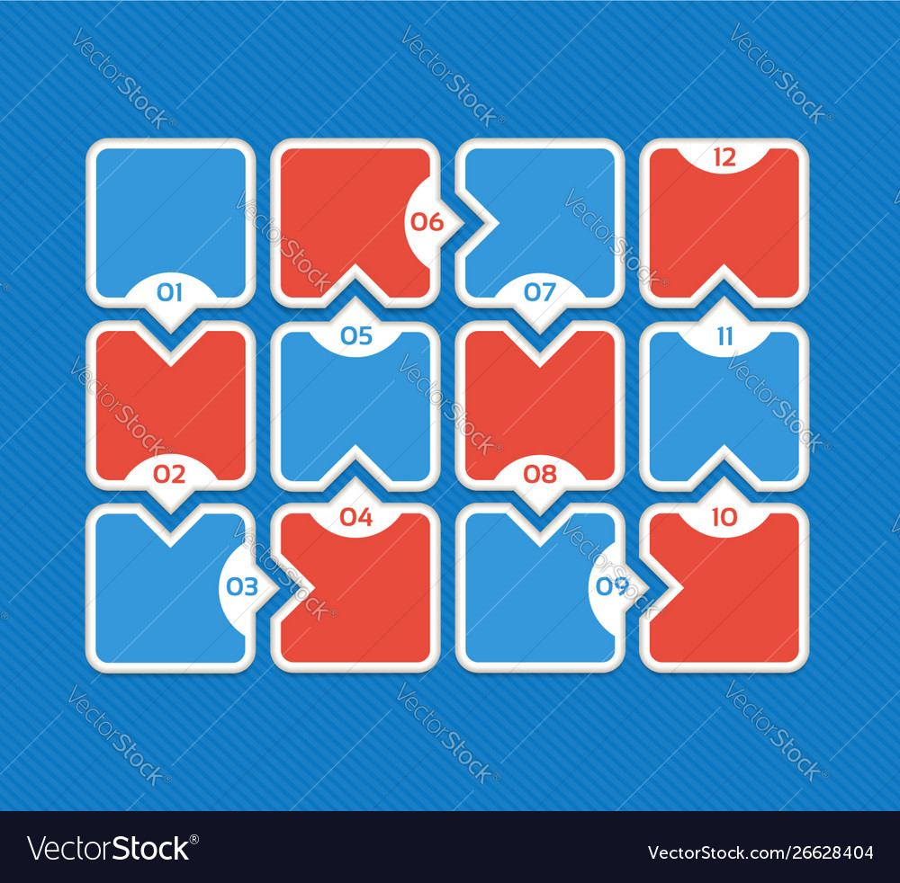 Progress background template for diagram graph vector image Progress background template for diagram graph