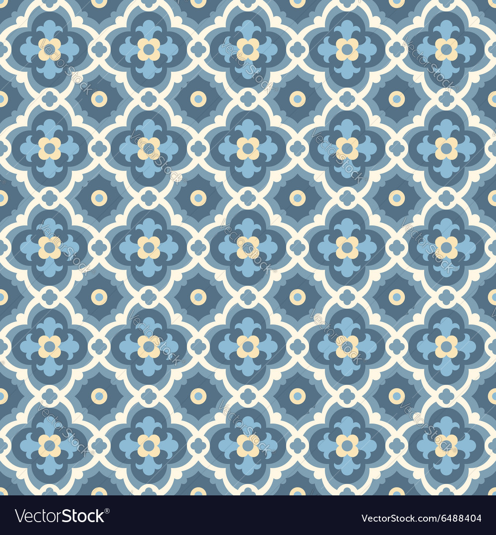 Retro floor tiles pattern