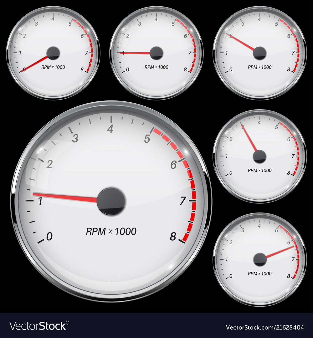 Tachometer set different rotation levels