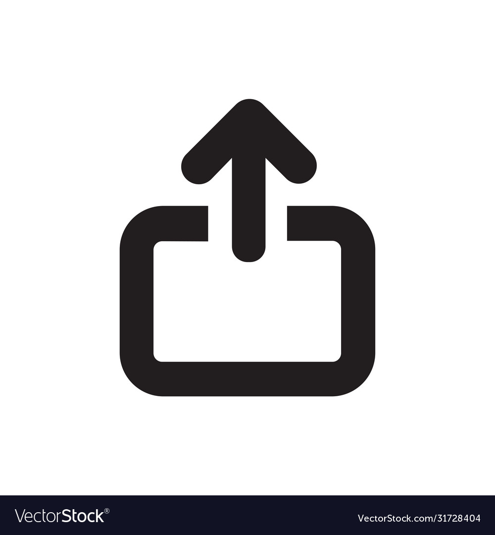 Upload icon simple sign for web site and mobile