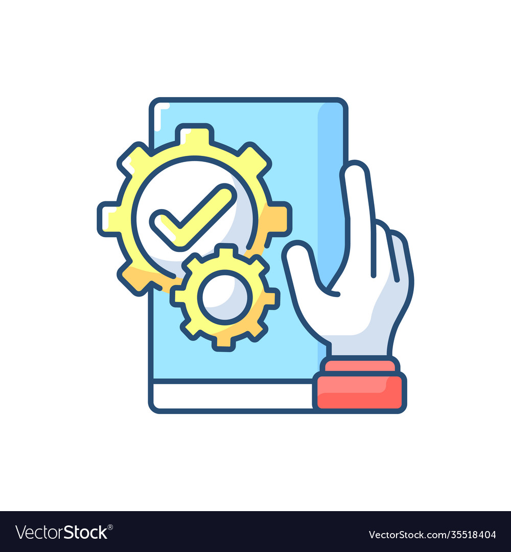 Useful rgb color icon vector image Useful rgb color icon