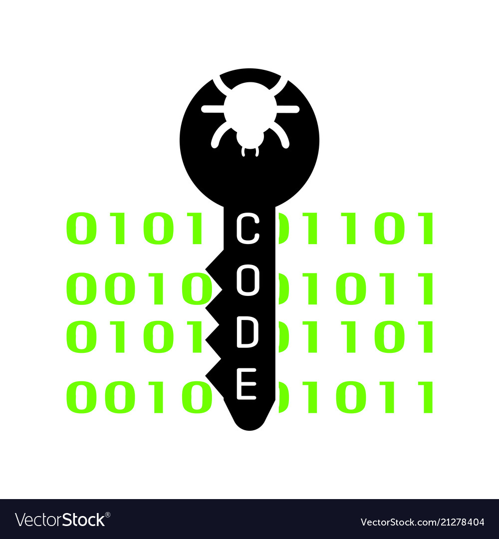 Virus computer background Vector Image Virus computer background
