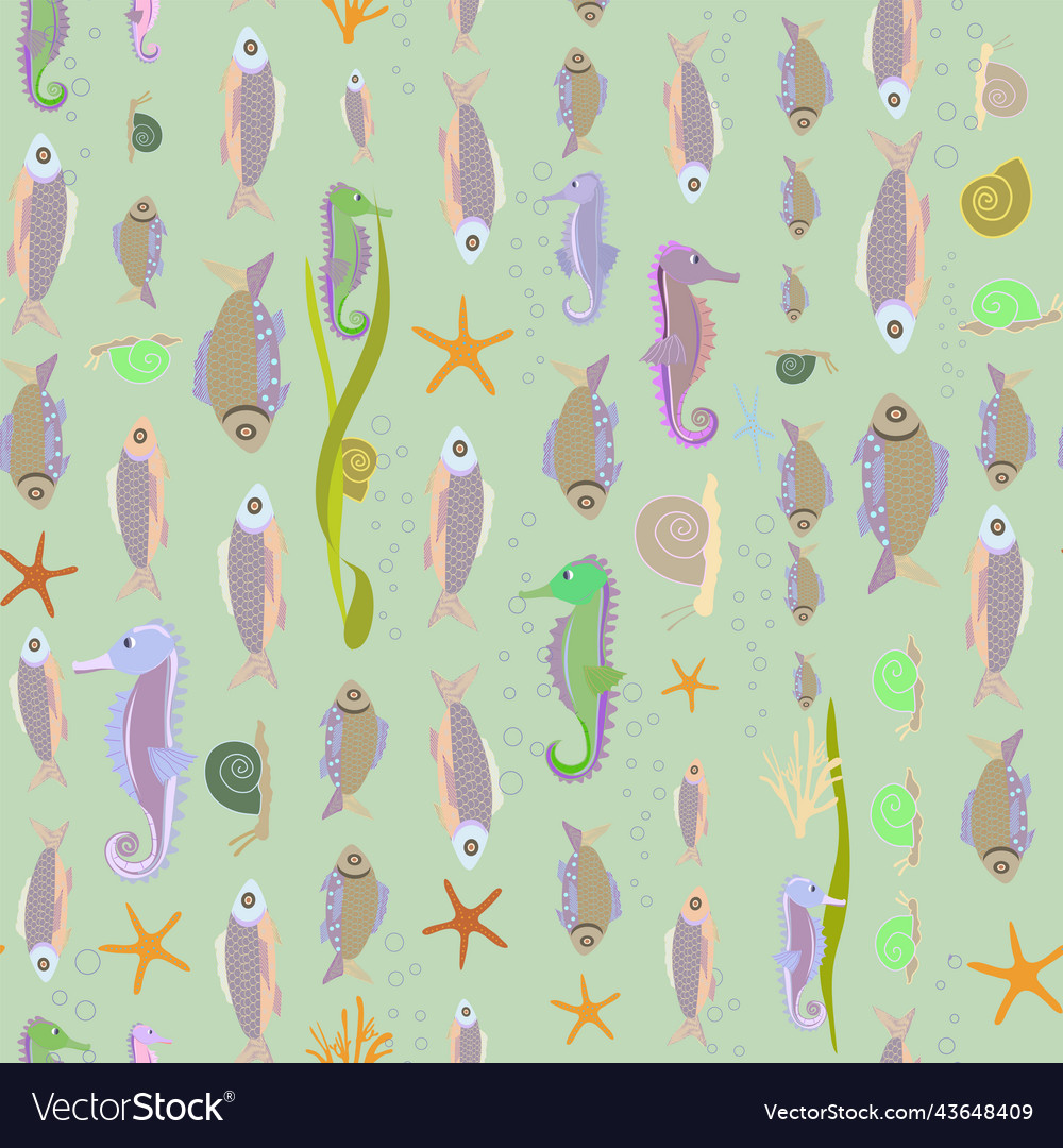 A pattern without background of colorful