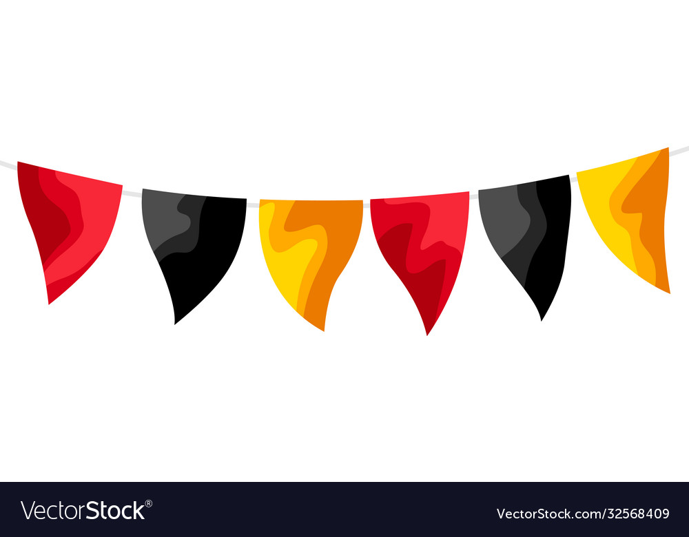 Carnival garland flags